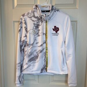 Adidas White and Gray Women's Jacket